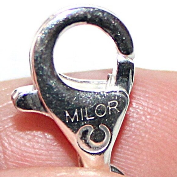 Sterling 950 Silver Milor Multi Chain Layered Necklace 30 Grams - Picture 5 of 7